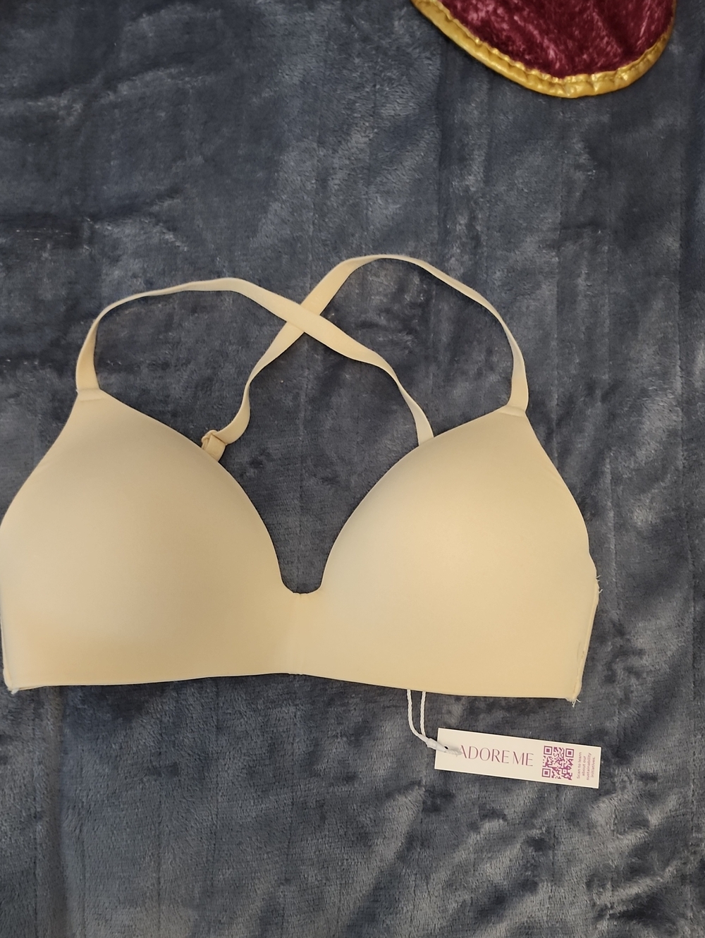 Adore Me Women's Beige Light Nude Seamless T-Shirt Bra